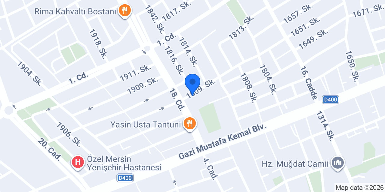 Şark Köşesi konumu