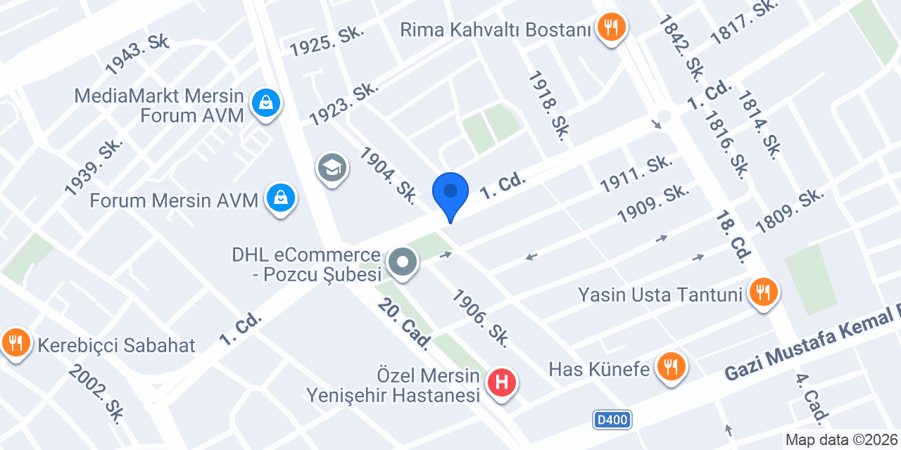 Hercai Çiçekçilik konumu