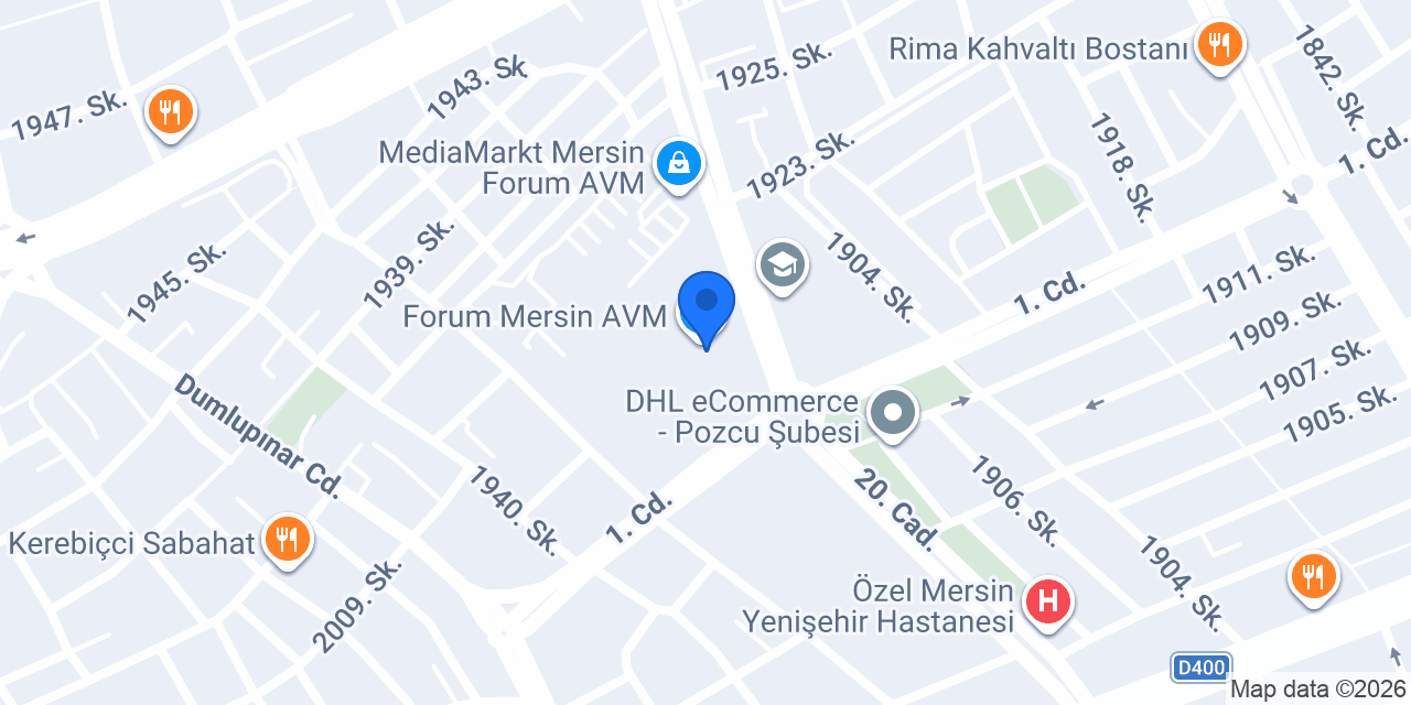FONAKS FORUM MERSİN konumu