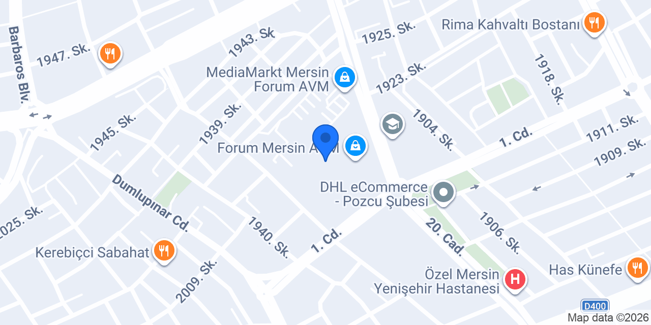 LAVANİLLE PASTANE konumu