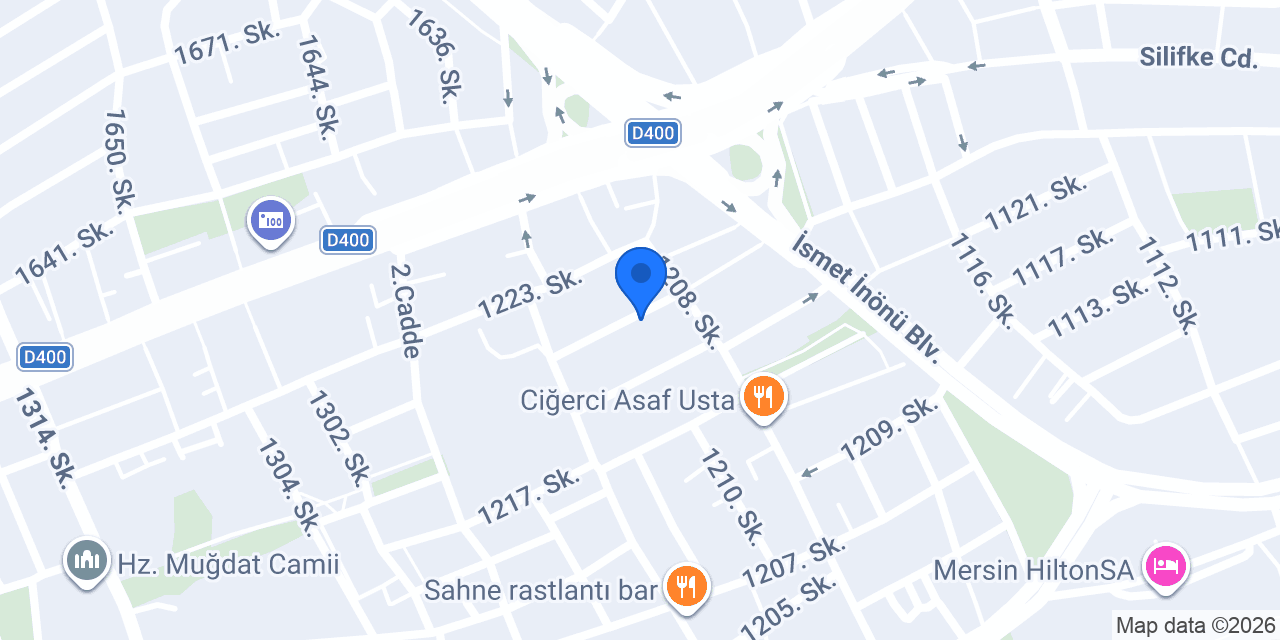 Nook Hotel Mersin konumu