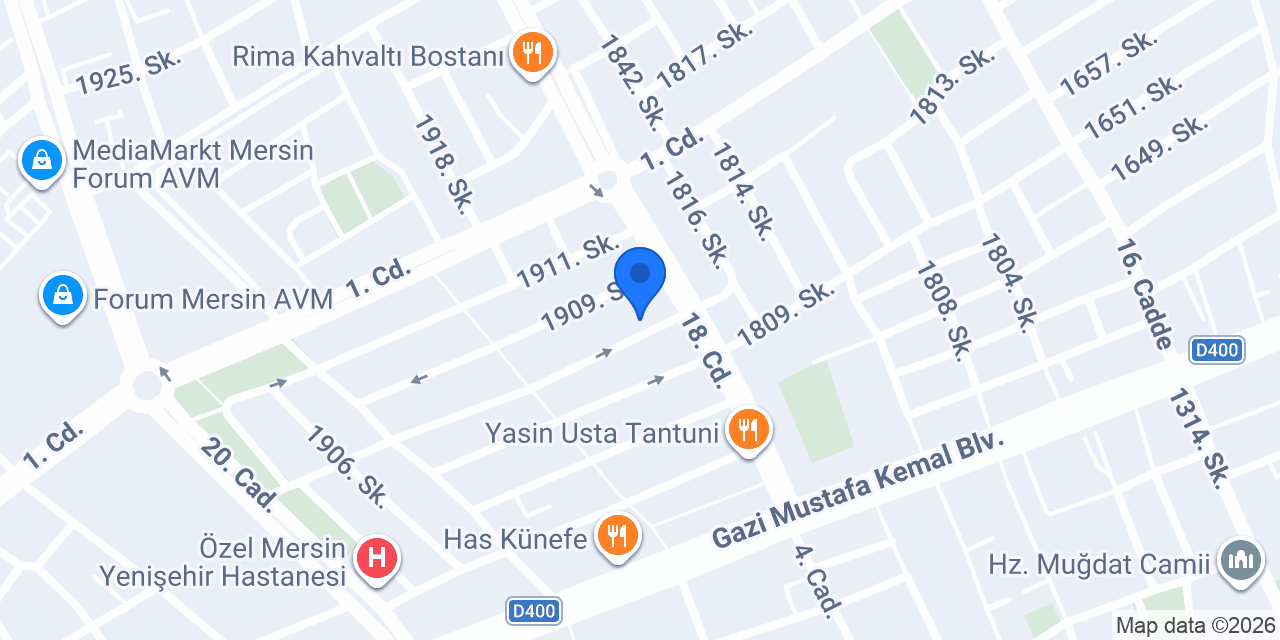 MERCAN TERZİ konumu