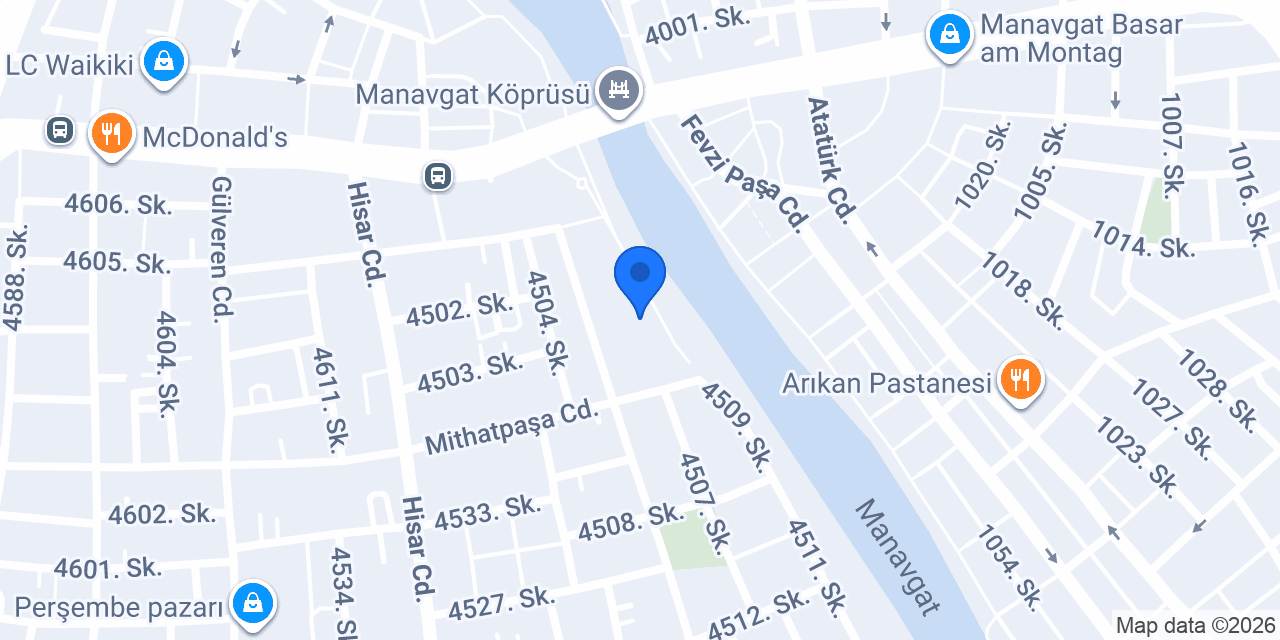 KumGibi Restorant manavgat konumu