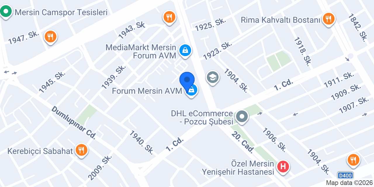 MMM Migros - Forum Mersin AVM Şubesi konumu
