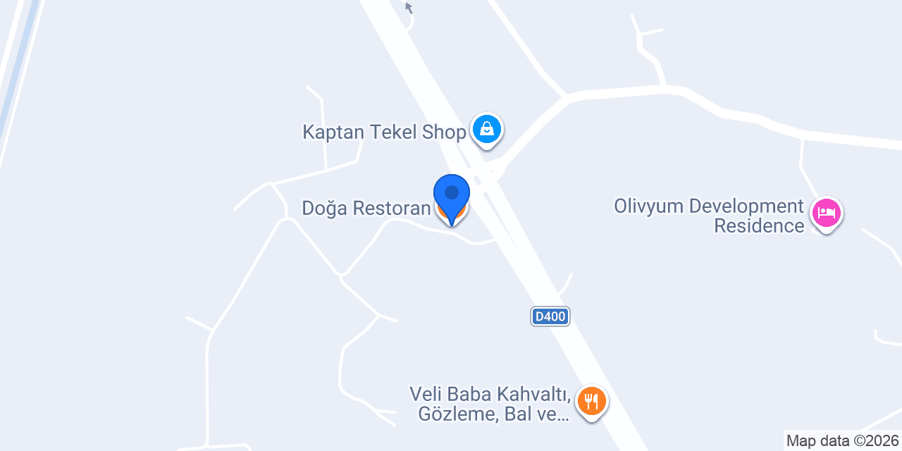 Doğa Restoran konumu