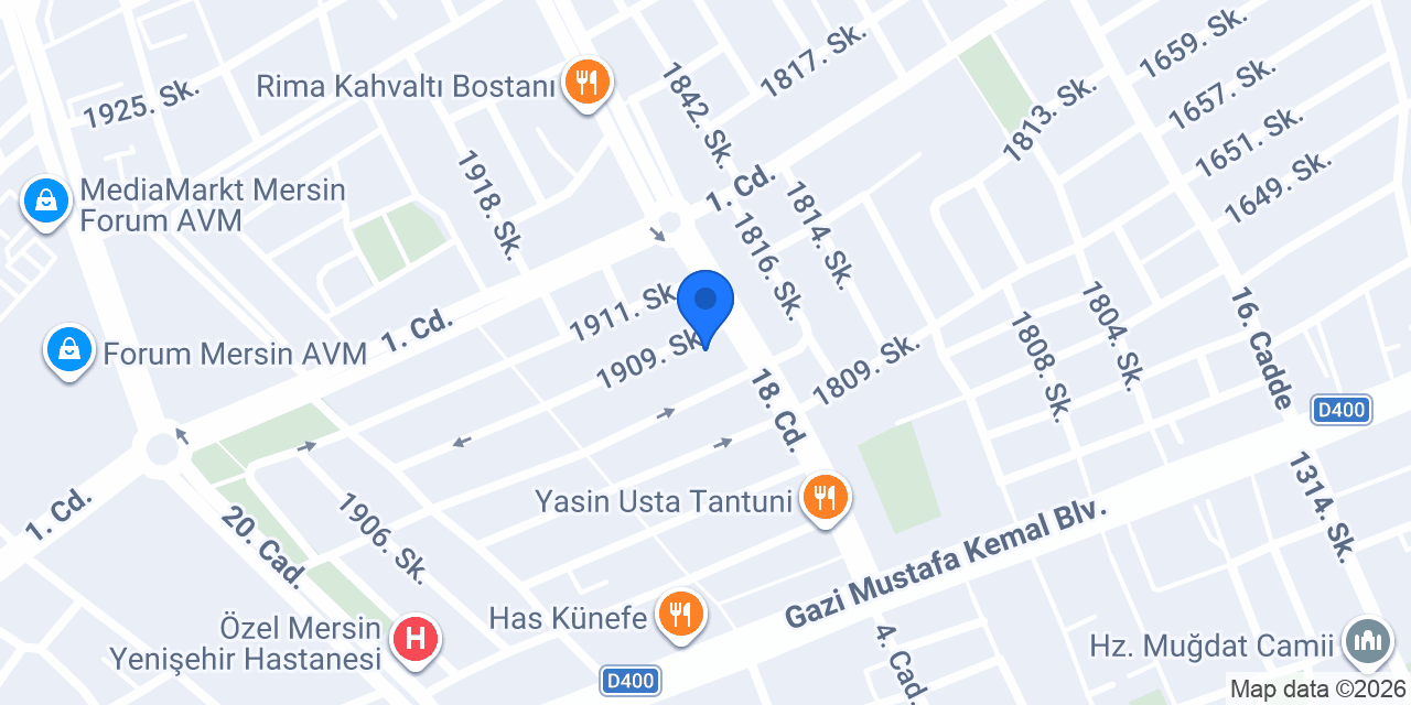 Mert Su Tesisat konumu
