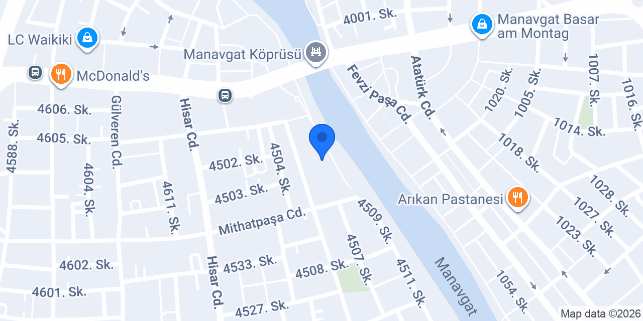SOKAK DÖNERCİSİ MANAVGAT konumu