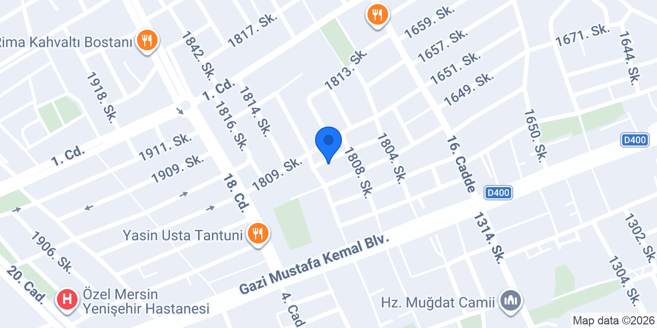 Vertex butik otel konumu