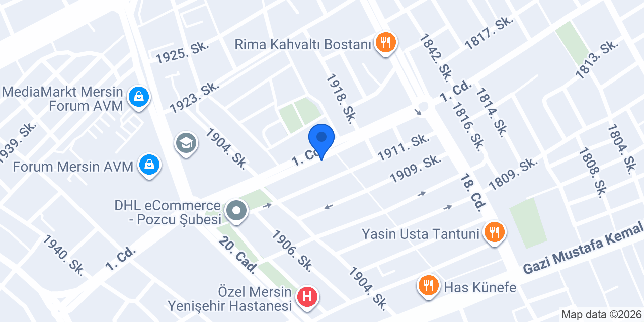 Handan Eczanesi konumu