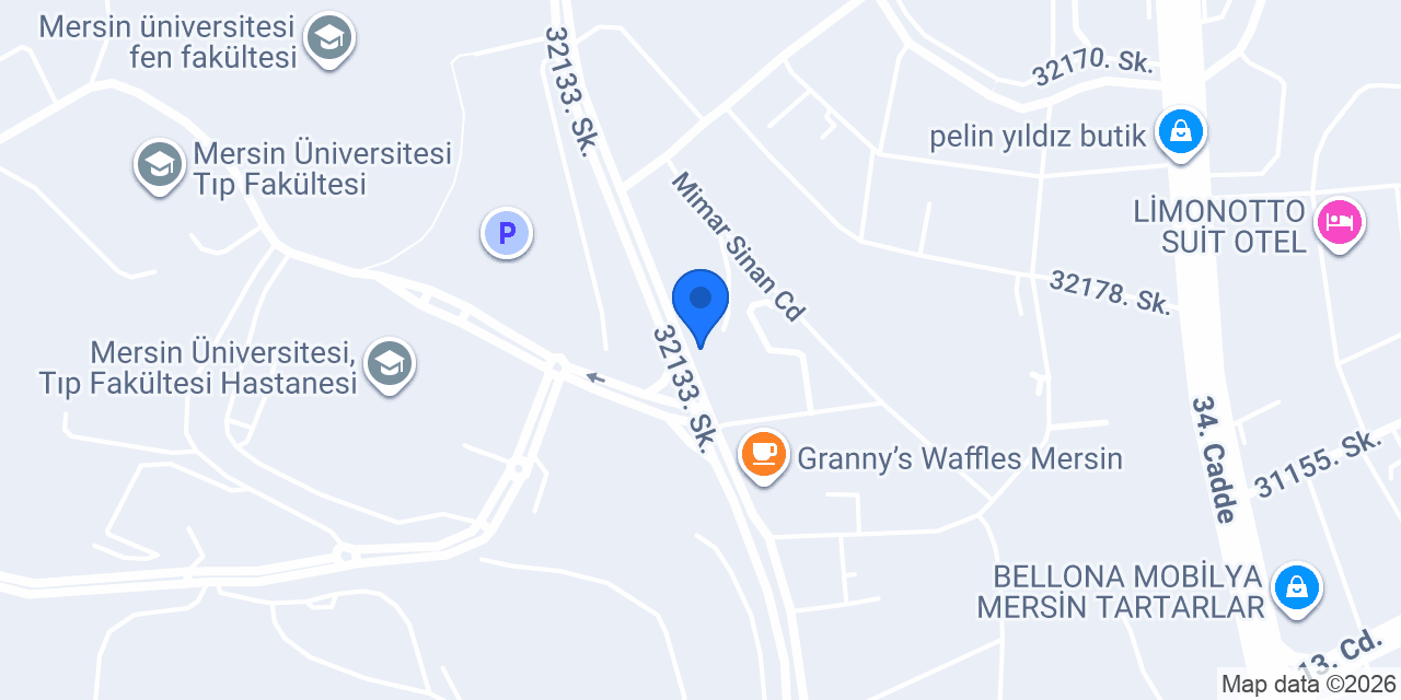Mersin Plus Eczanesi konumu