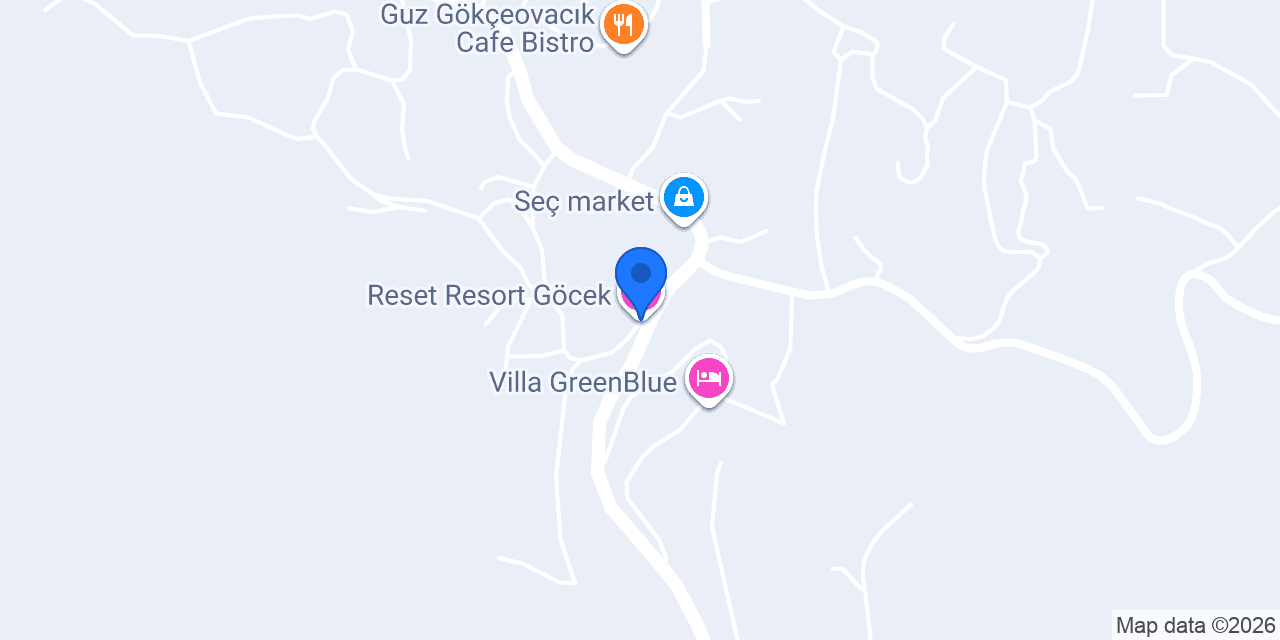 Reset Resort Göcek konumu