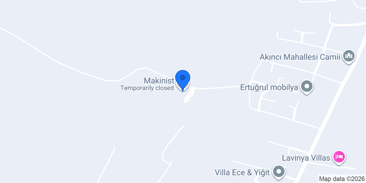 Makinist konumu