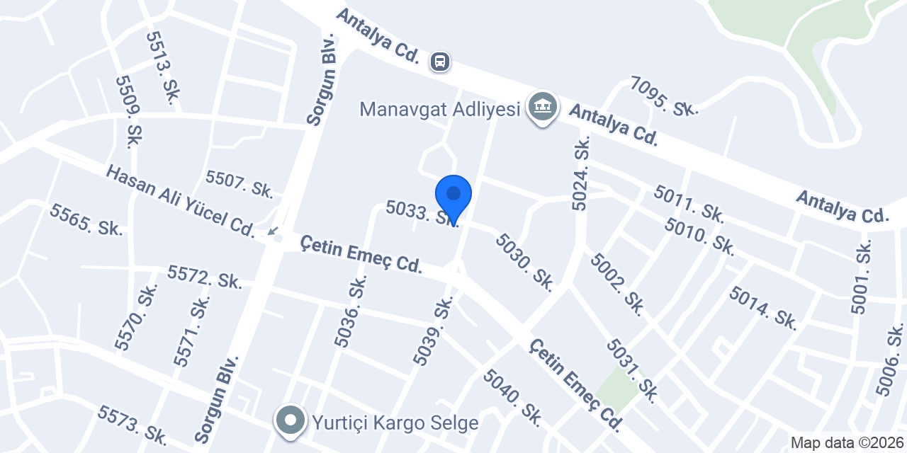 Ercan Avukatlık Bürosu konumu