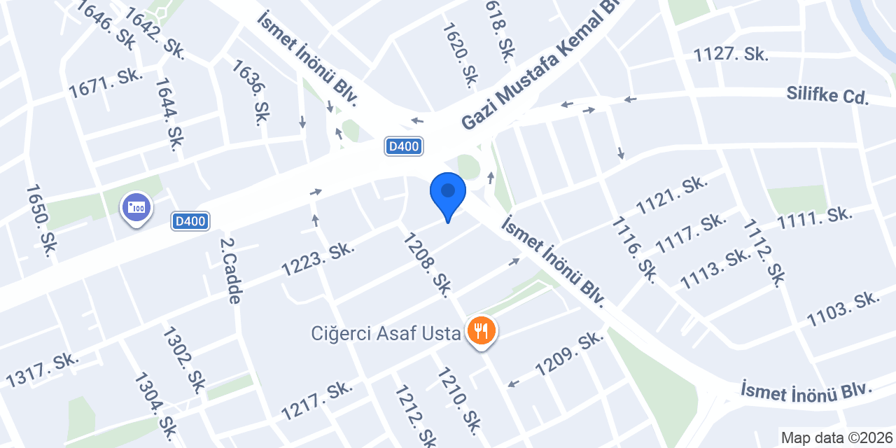 Mersin Medcezir Masaj Salonu konumu