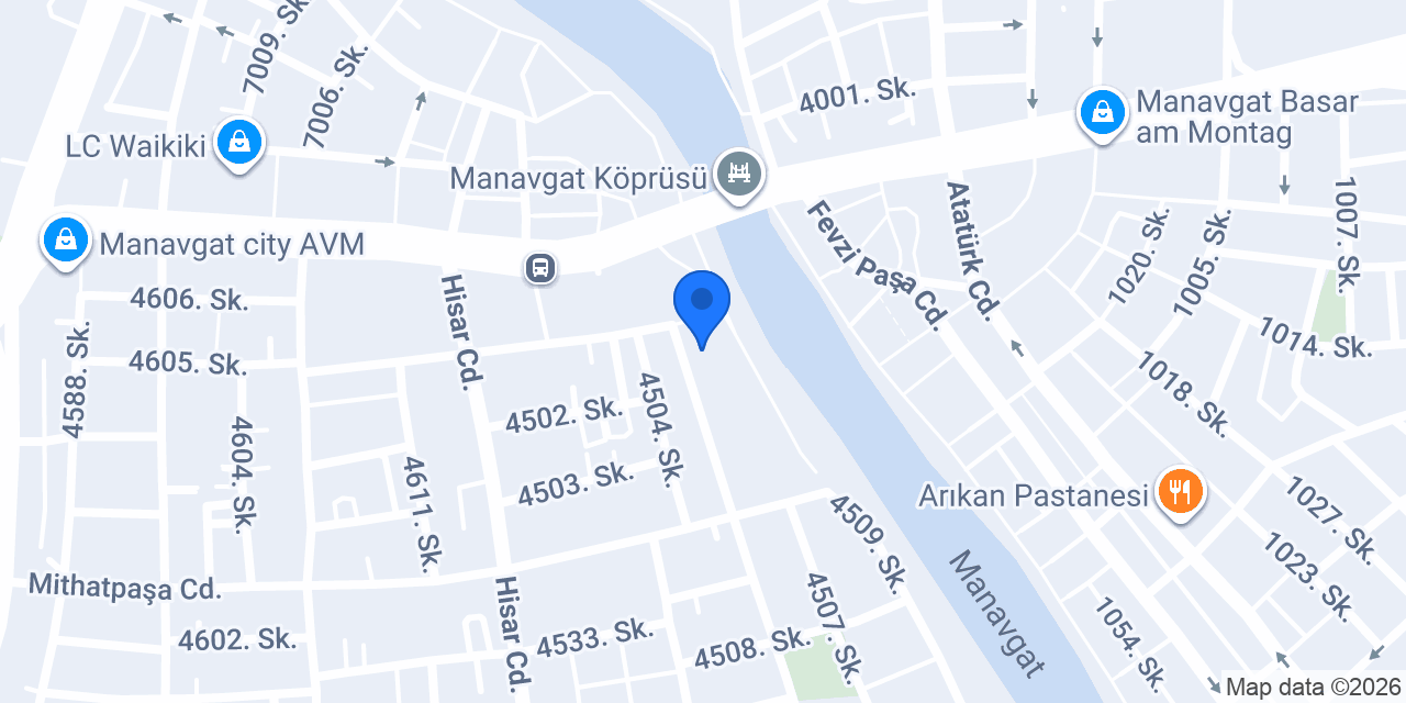 Kahve Deryası Manavgat konumu