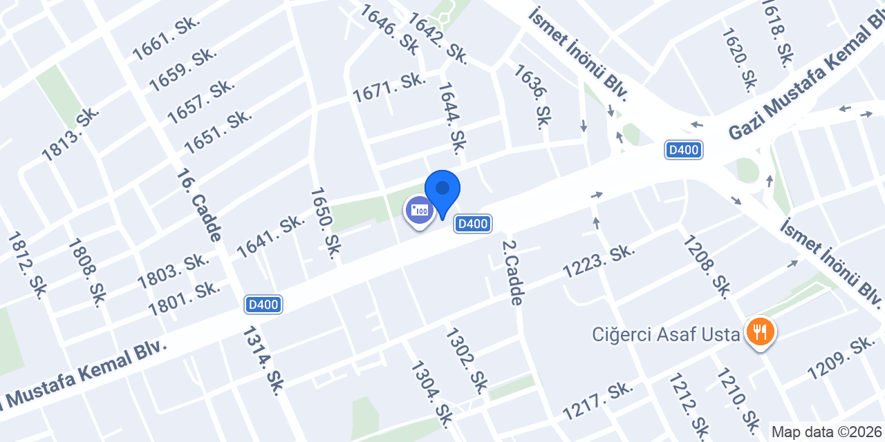 Atalay Kişisel Gelişim Kursu konumu