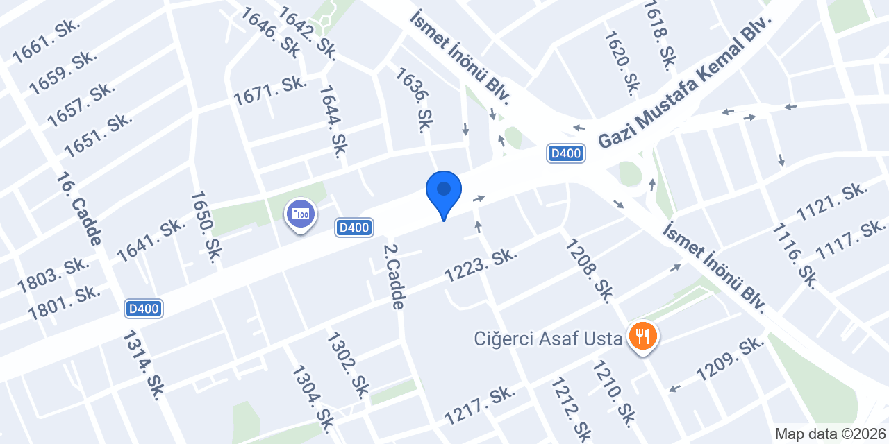 FERİTOĞLU OTOMOTİV MERSİN konumu