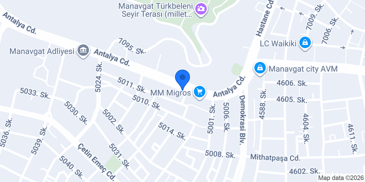 Gökçe Oyuncak konumu