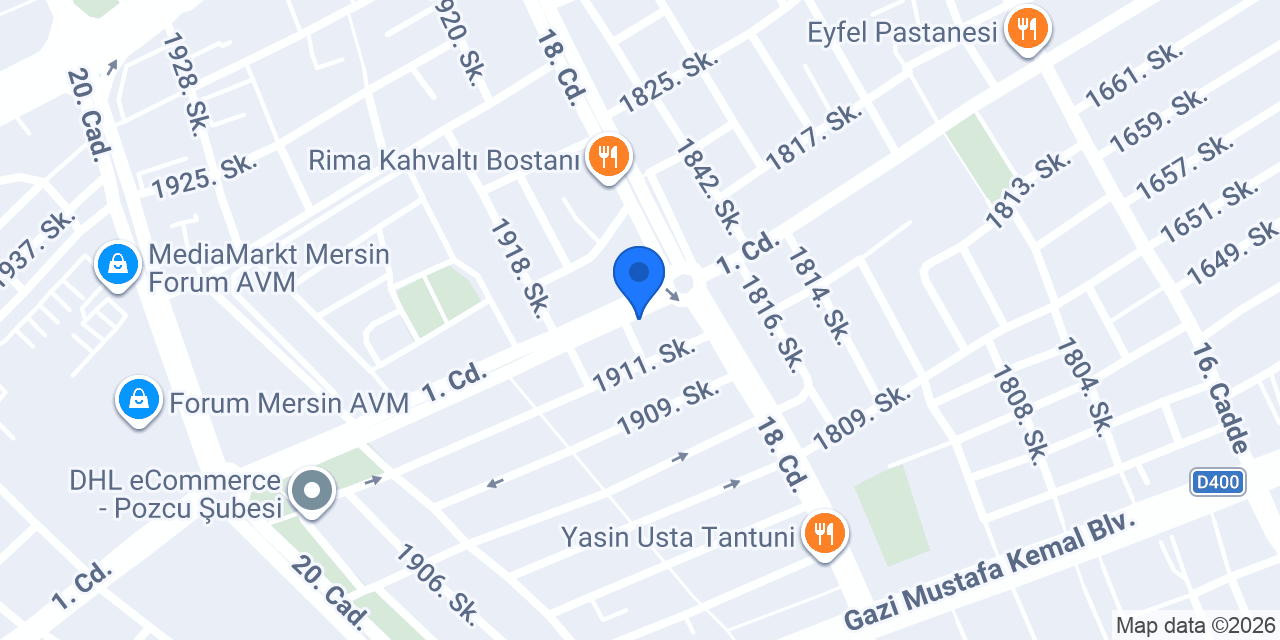 Ay Çiçekçilik konumu