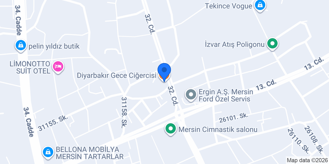 Diyarbakır Gece Ciğercisi konumu