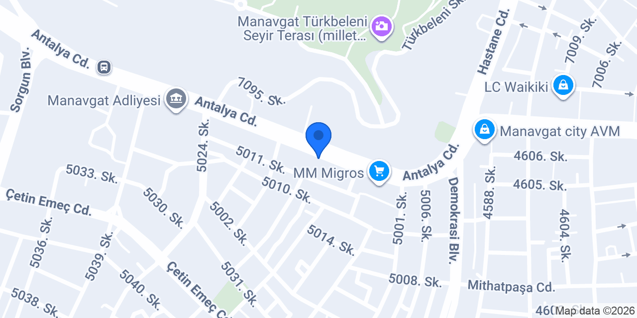 Dolunay Moda Evi konumu