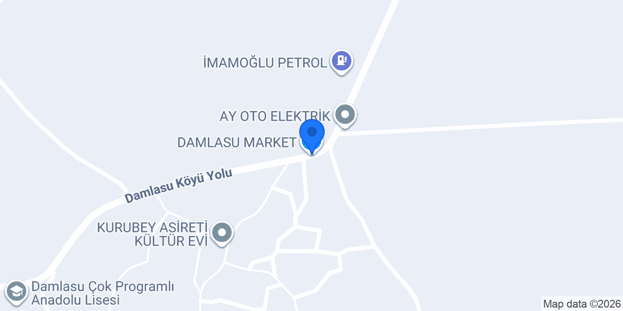 DAMLASU MARKET konumu