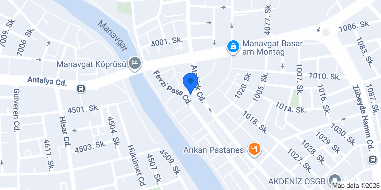 Cajun Corner Manavgat Antalya konumu