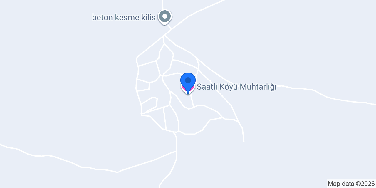 Saatli Köyü Muhtarlığı konumu
