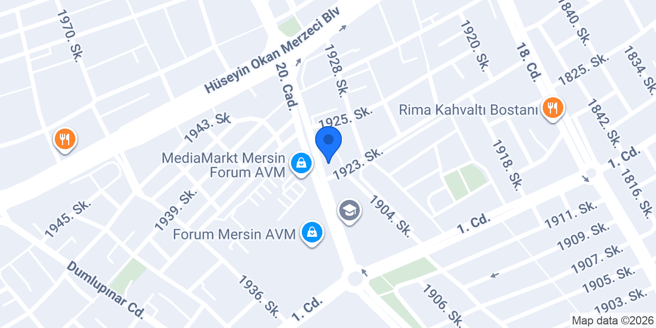 Çikolata Evim Mersin konumu