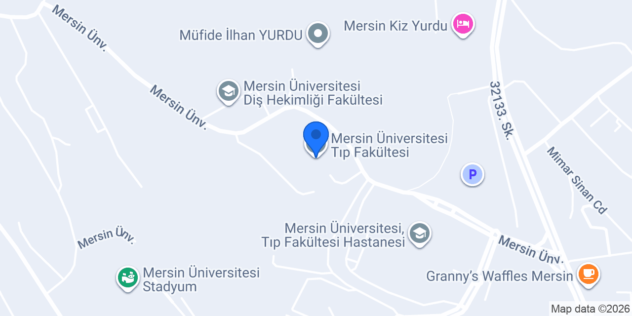 Mersin Üniversitesi Tıp Fakültesi konumu