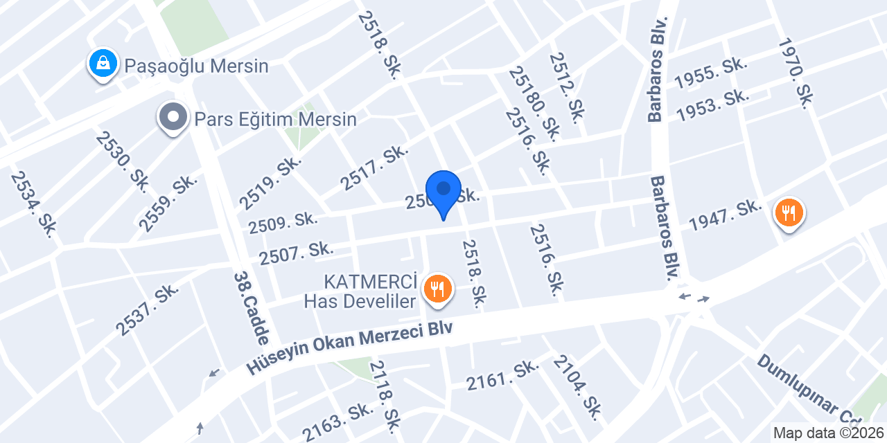 Asil Terzi Mersin konumu