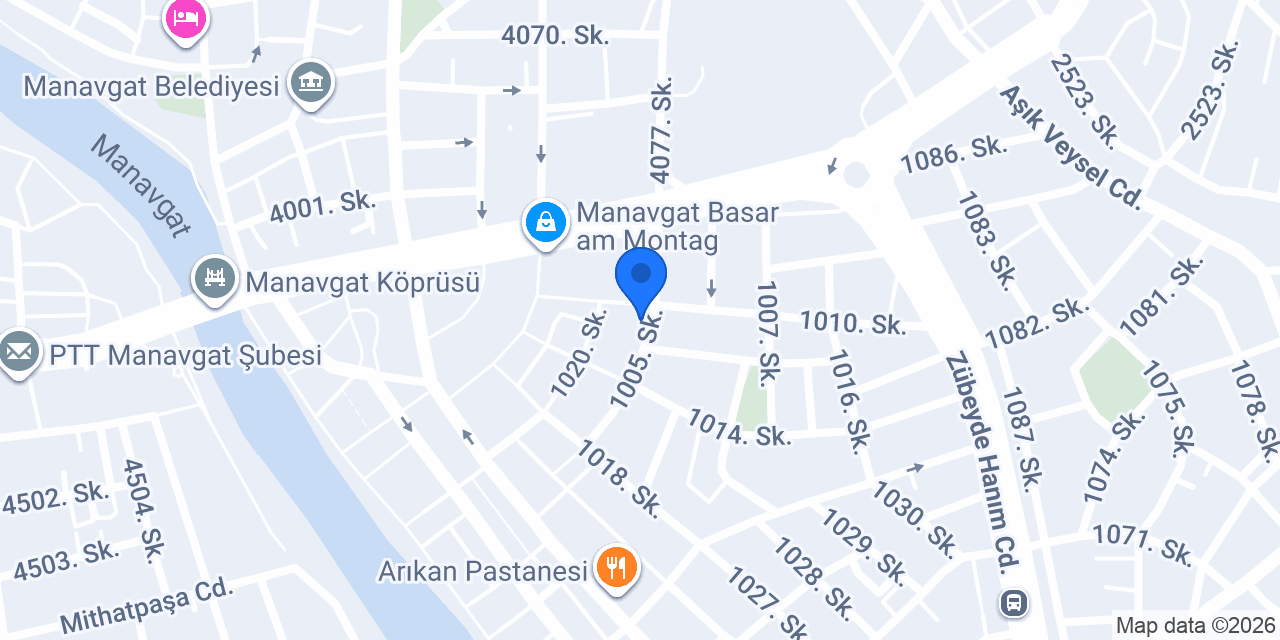 Toros Et Manavgat Belediyesi konumu