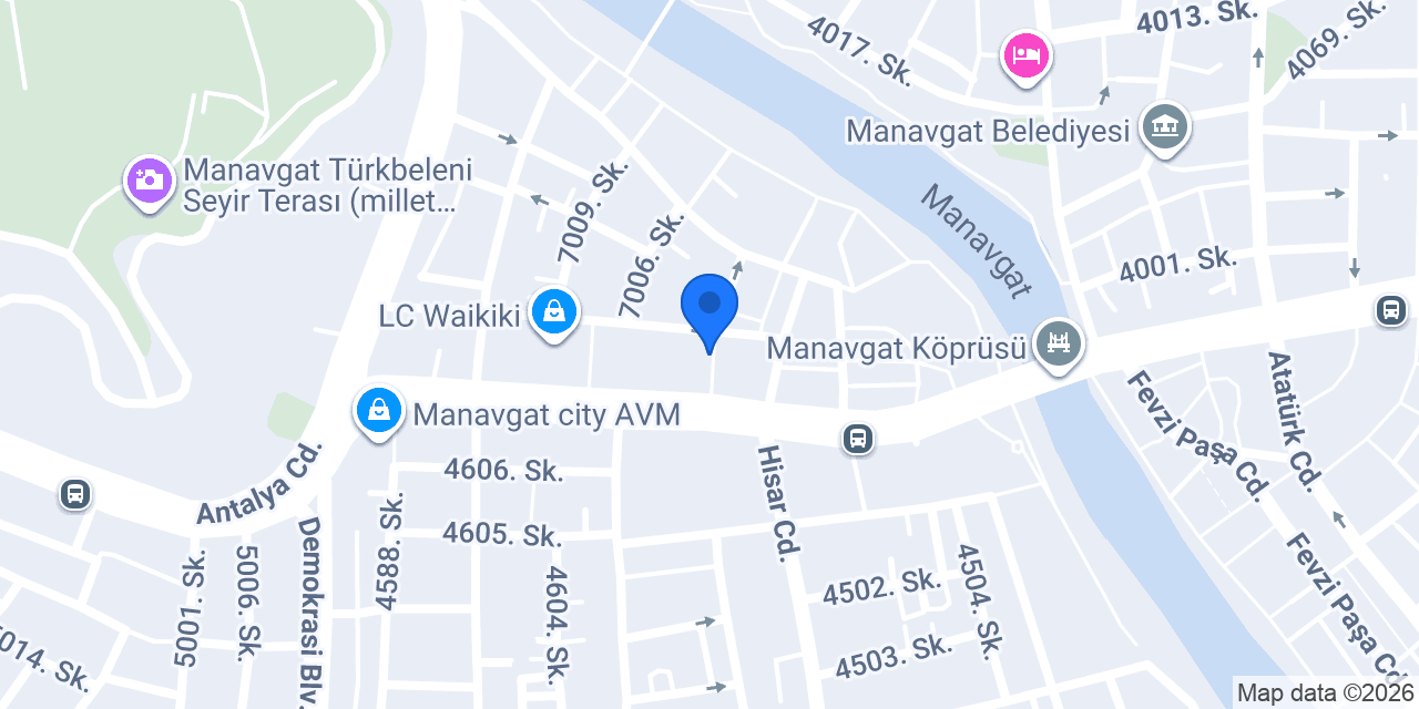 Manavgat Tesbihcim konumu