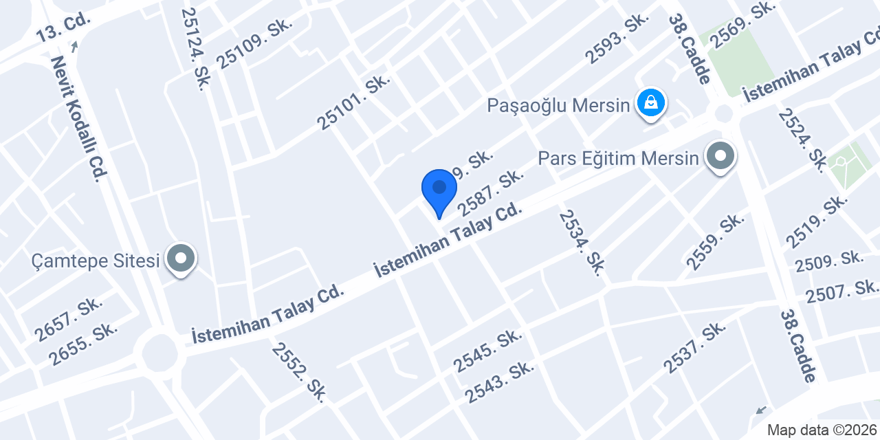 Endmar Endüstriyel Market konumu