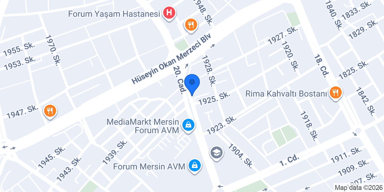 The Eagle House Mersin konumu