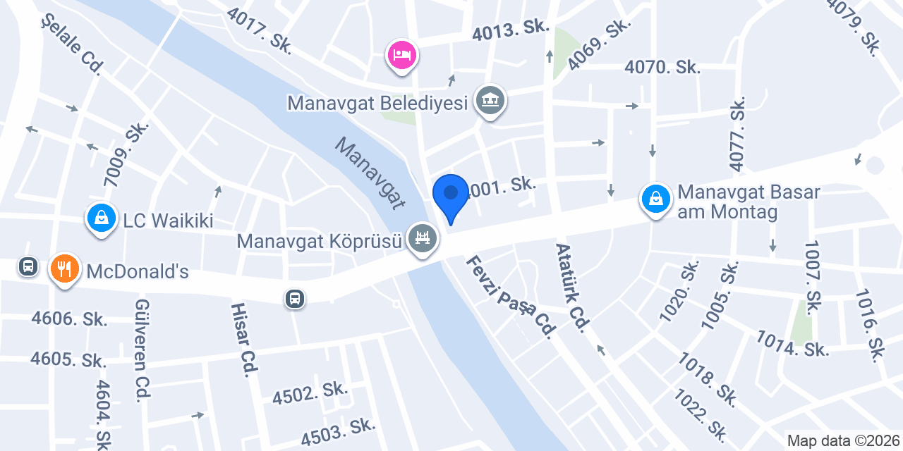 Manavgat Restaurant & Cafe konumu