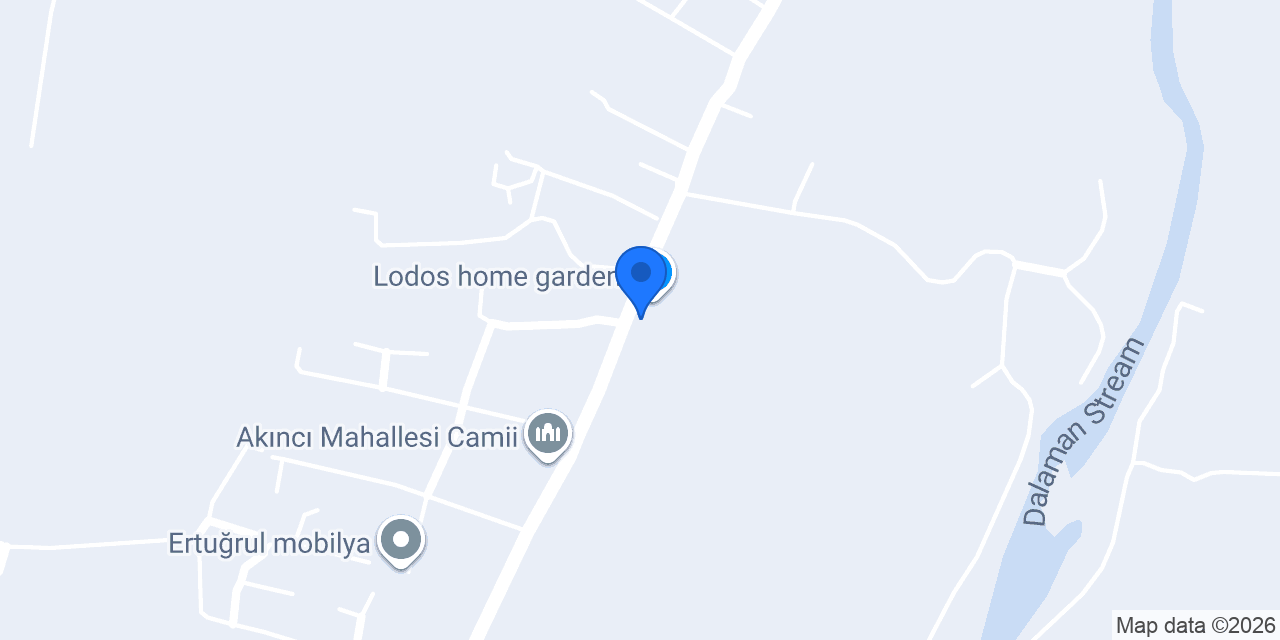 Lodos bahçe mobilyaları konumu