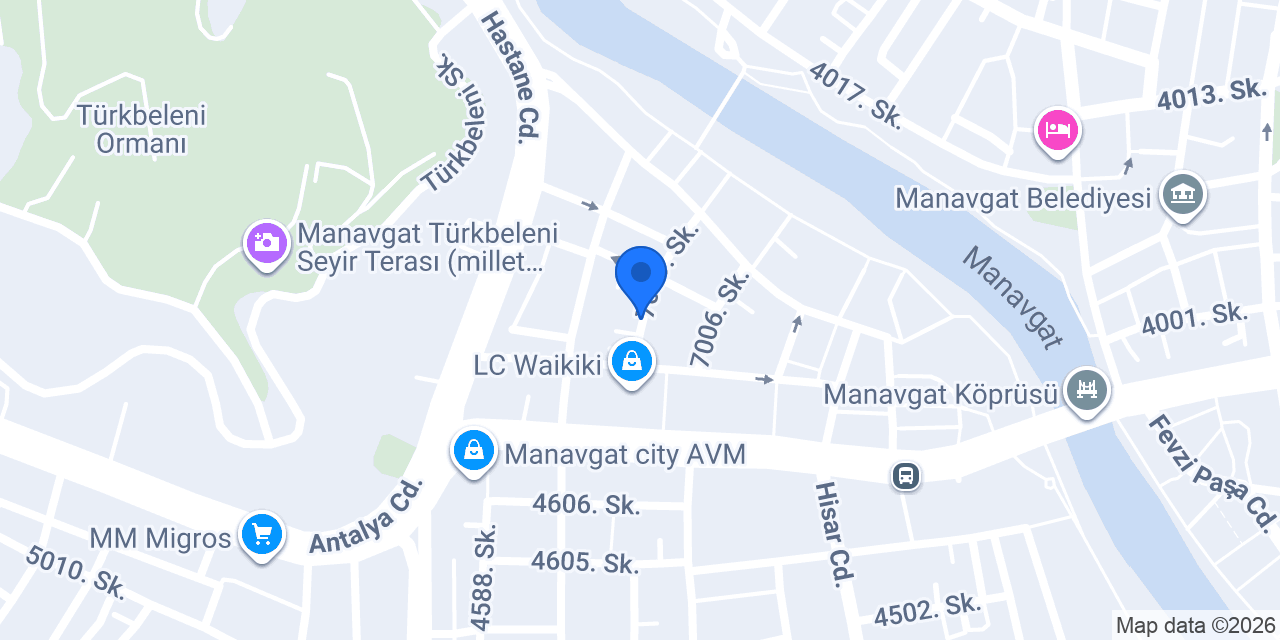 AVCI SİGORTA MANAVGAT konumu