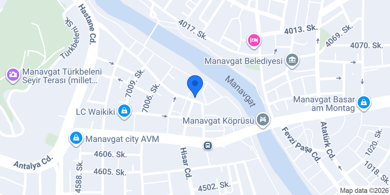 Manavgat Hedef Akademi konumu