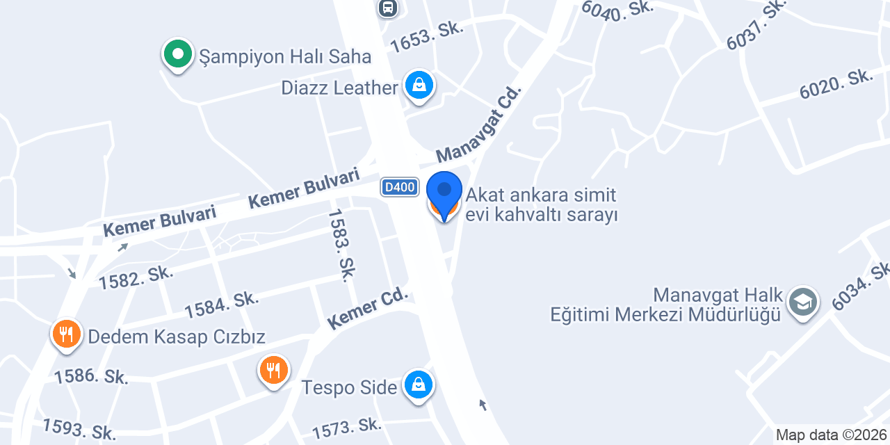 Akat ankara simit evi kahvaltı sarayı konumu