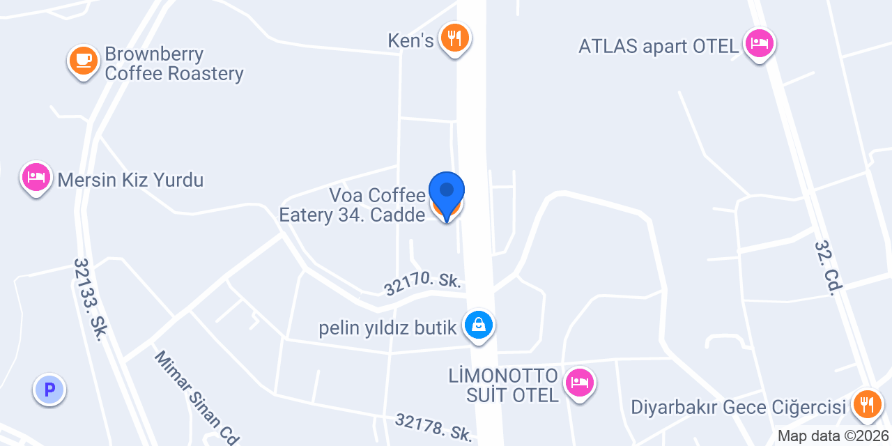 Voa Coffee Eatery 34. Cadde konumu