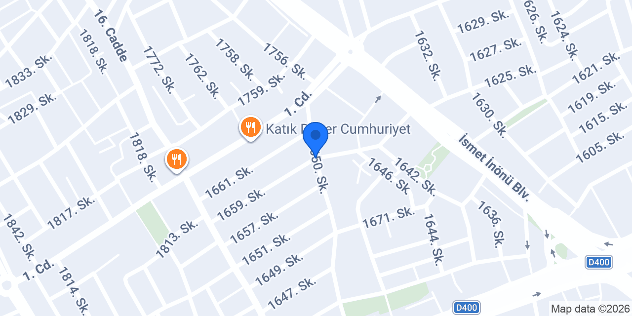 Karataş erkek kuaförü konumu