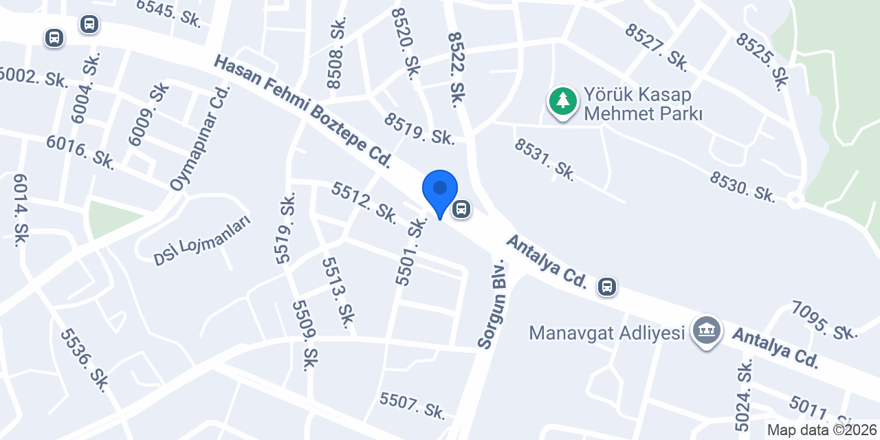Moda Erkek Kuaforu konumu