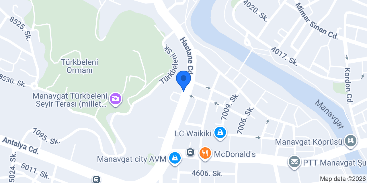 İPEK MOBİLYA MANAVGAT konumu