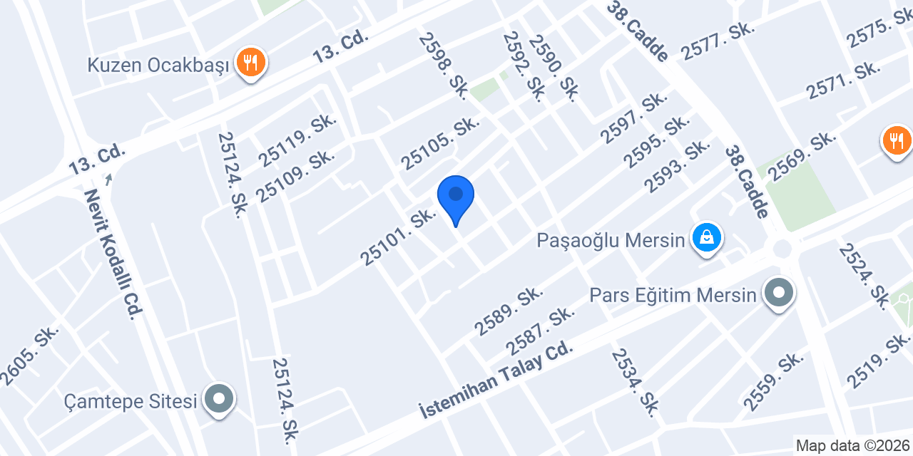 Yucelen Mobilya konumu