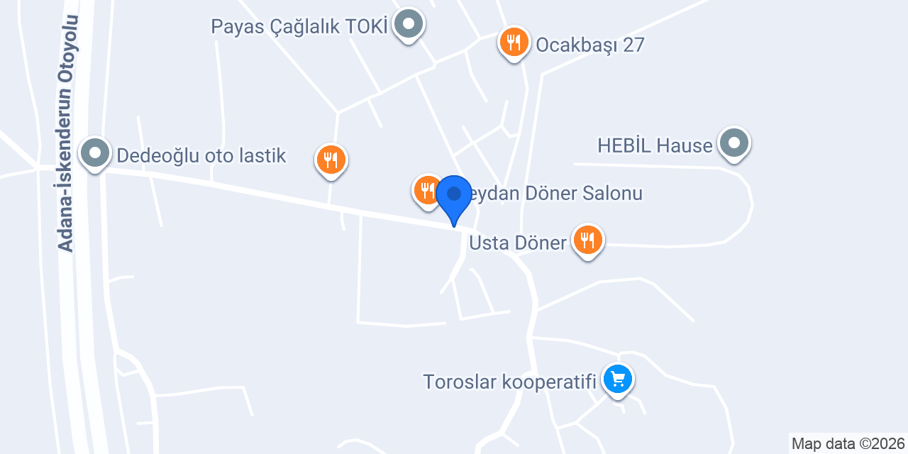 Çınar Paça Salonu konumu