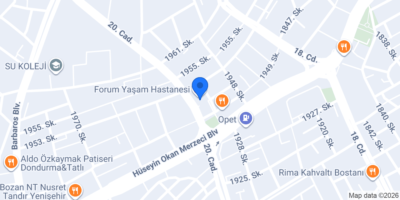Op. Dr. Menderes ŞAHİN konumu