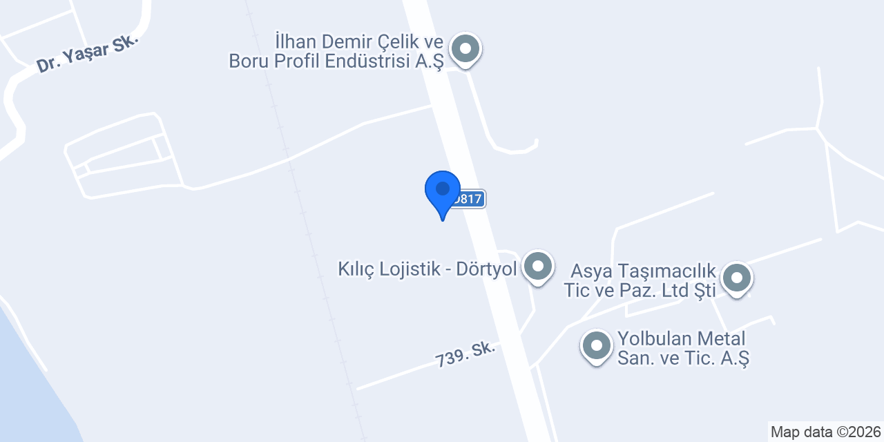 Kral metal antrepo konumu