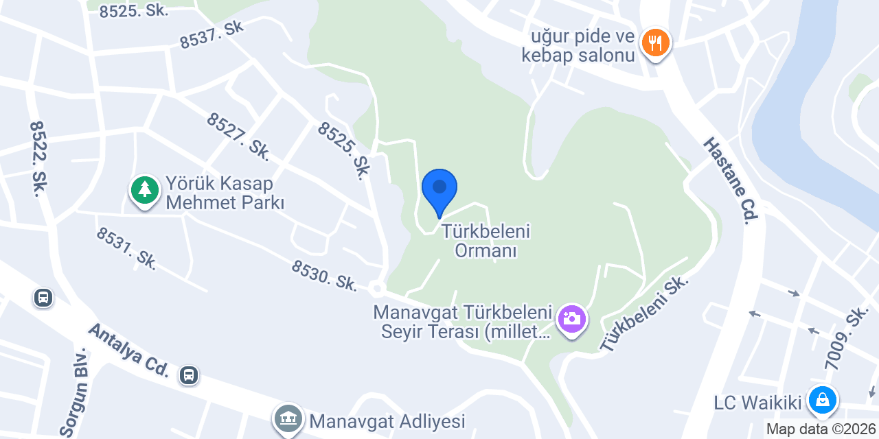 ATASEM-ATABEM Manavgat konumu
