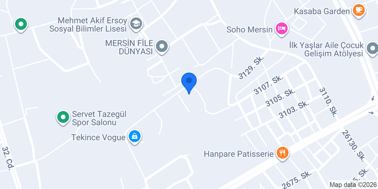 TAXI MERSIN konumu